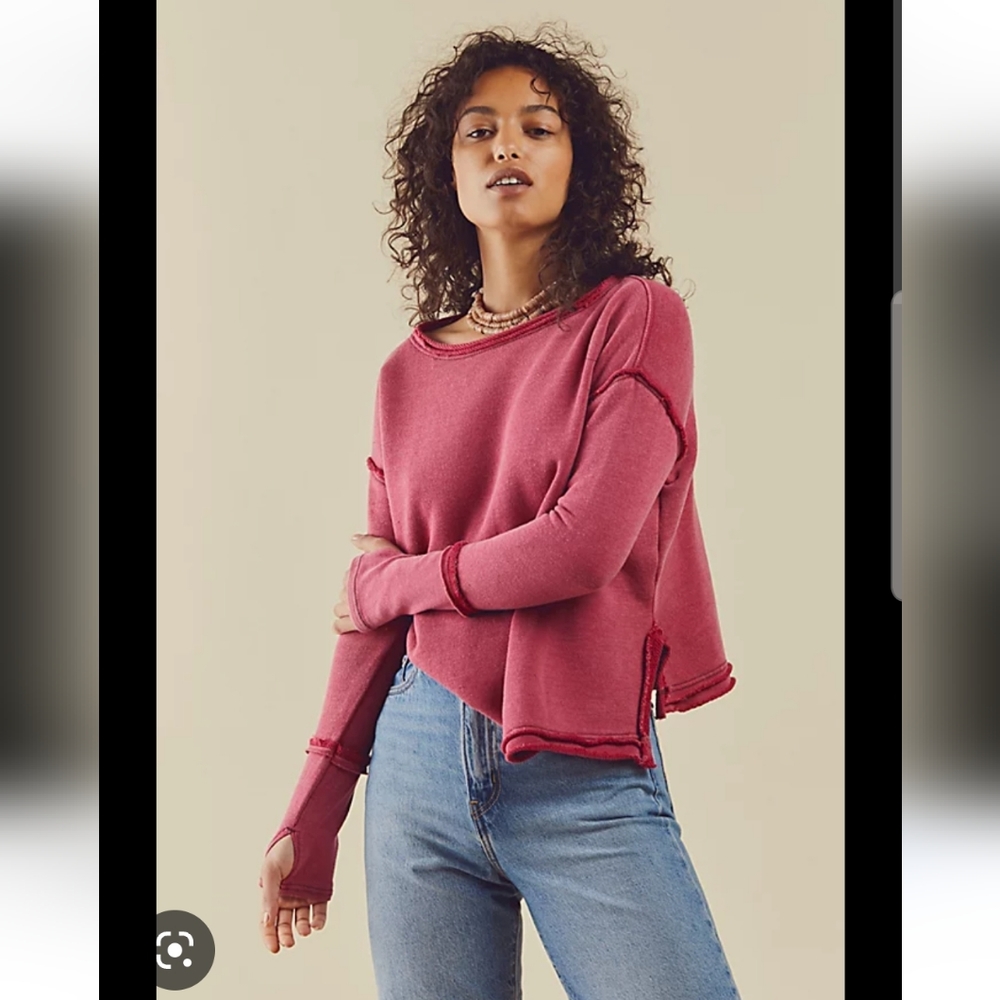 NWT Free People - Addy Sweatshirt Sizs XS